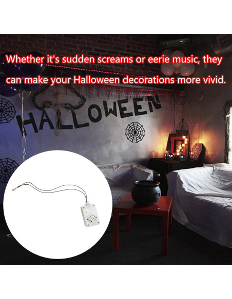 Sensor de Sonido Halloween Genérico Altavoz Gritos 6.5cm