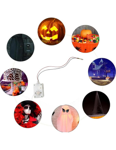 Sensor de Sonido Halloween Genérico Altavoz Gritos 6.5cm