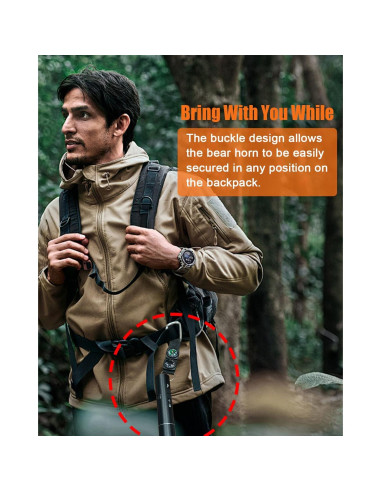 Bocina Electrónica SOWANO 120dB con Brújula y Termómetro