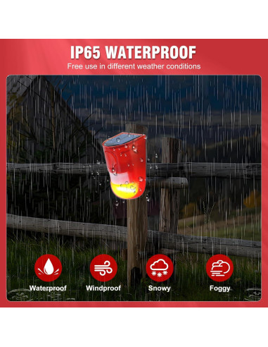 Alarma de Movimiento Solar ChunHee 129dB IP65 para Exterior