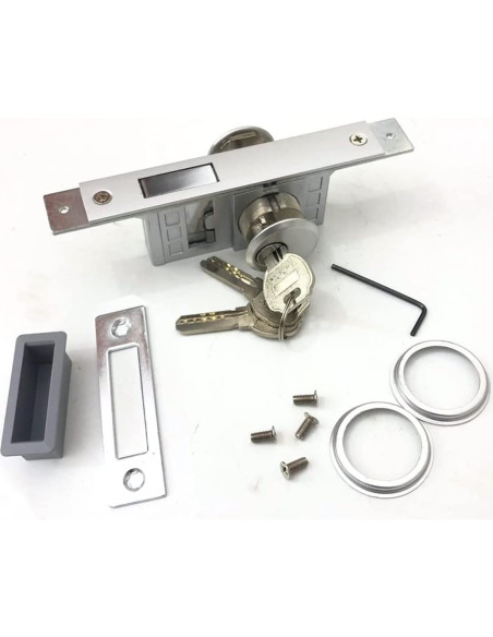 Cerradura de Mortaja WANLIAN para Puertas de Escaparate 160mm