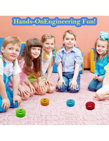 Juego de 4 Timbres de Respuesta Gelabur para Aula y Juegos