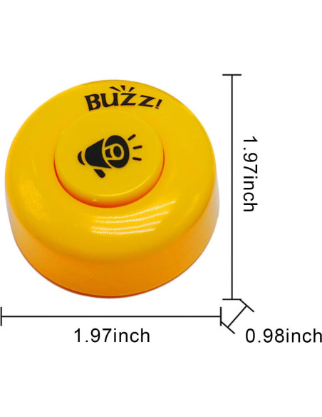 Juego de 4 Timbres de Respuesta Gelabur para Aula y Juegos