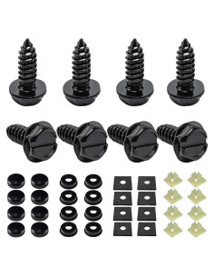 8 Tornillos Autoperforantes YYTQP para Placas de Matrícula