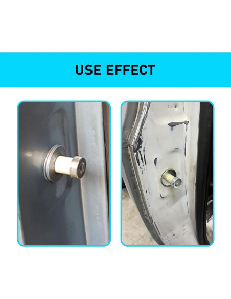 Pestillo Frontal de Puerta de Coche Awlbed 2 Pcs Metal Plástico