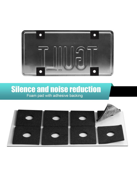 Kit de Tornillos Antirrobo Ferianl para Placas de Matrícula 8 Pzas