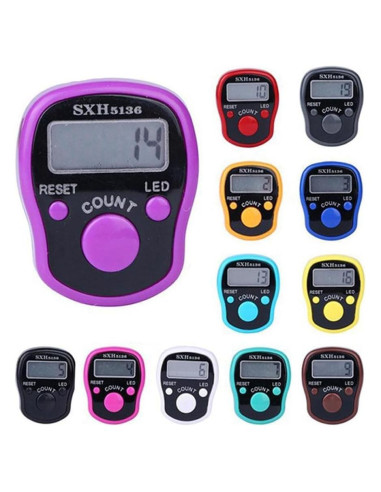 Contador Digital de Mano Jizlan 5 Dígitos Portátil Reiniciable