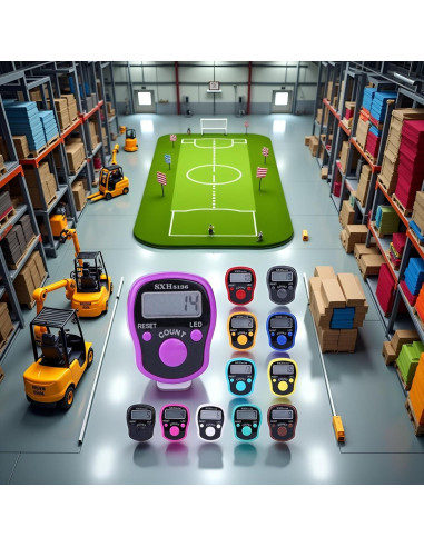 Contador Digital de Mano Jizlan 5 Dígitos Portátil Reiniciable