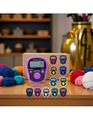 Contador Digital de Mano Jizlan 5 Dígitos Portátil Reiniciable