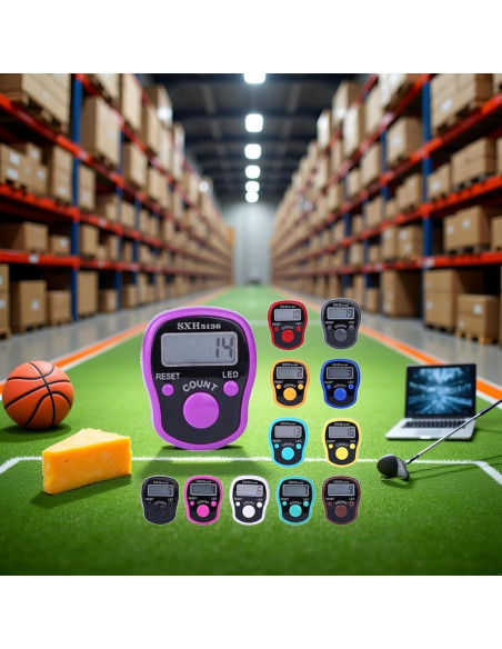 Contador Digital de Mano Jizlan 5 Dígitos Portátil Reiniciable