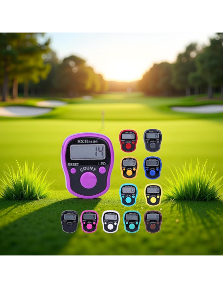 Contador Digital de Mano Jizlan 5 Dígitos Portátil Reiniciable