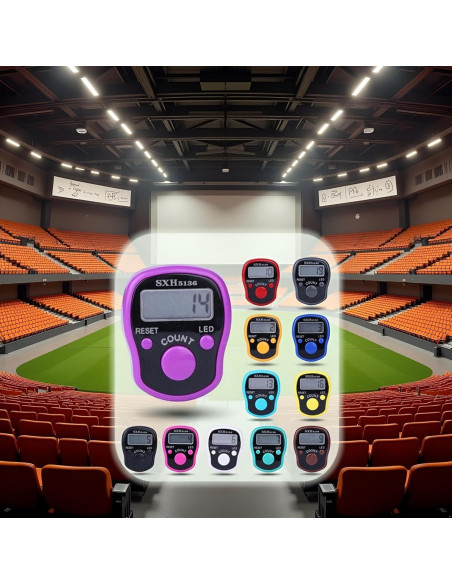 Contador Digital de Mano Jizlan 5 Dígitos Portátil Reiniciable