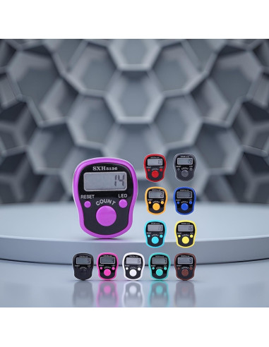 Contador Digital de Mano Jizlan 5 Dígitos Portátil Reiniciable