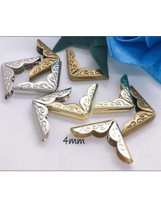 150 Protectores de Esquinas de Metal HanyHere para Libros 2