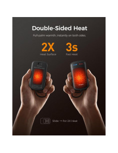 Calentadores de Manos OCOOPA UT3057-BK Recargables Doble Cara 2