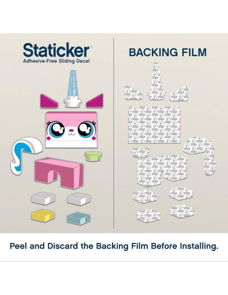 Staticker Unikitty LEGO Movie 2 - Decoración Pared Infantil