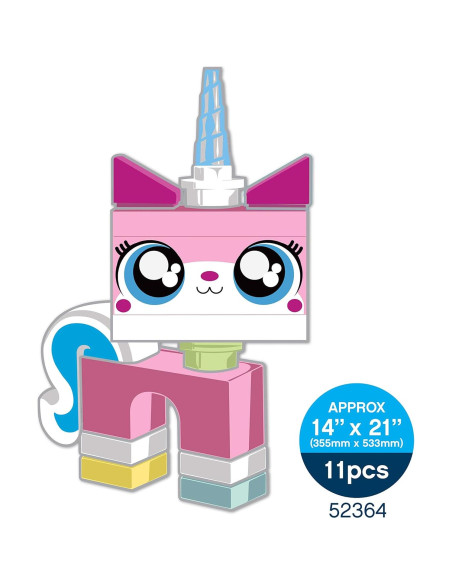 Staticker Unikitty LEGO Movie 2 - Decoración Pared Infantil