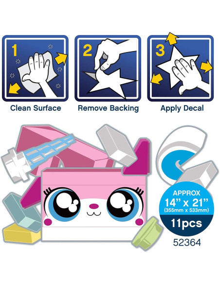 Staticker Unikitty LEGO Movie 2 - Decoración Pared Infantil