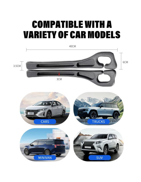 Relleno Lateral de Asiento FOLUMAD NPDT002B 2 en 1 Negro