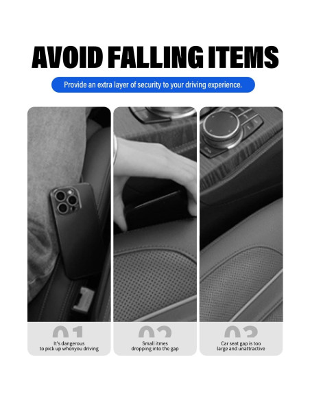 Relleno Lateral de Asiento FOLUMAD NPDT002B 2 en 1 Negro