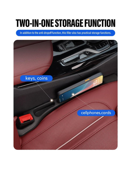 Relleno Lateral de Asiento FOLUMAD NPDT002B 2 en 1 Negro