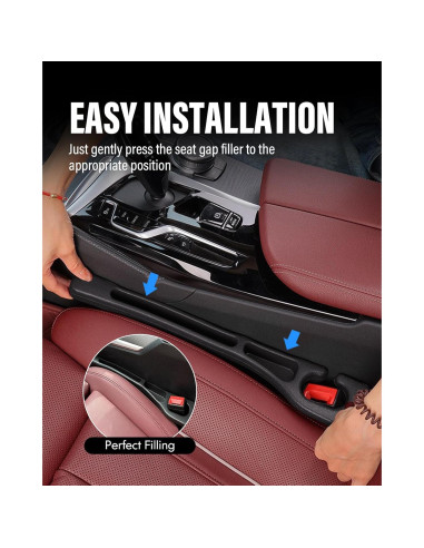 Relleno Lateral de Asiento FOLUMAD NPDT002B 2 en 1 Negro