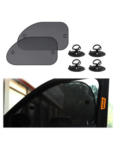 Cortinas Solares para Ventanas Laterales de Auto GRANDI 64.8x37.8cm