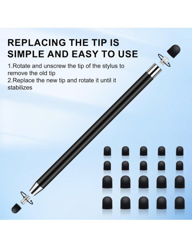 10 Bolígrafos Stylus Universales SLKIJDHFB 2 en 1 Táctil