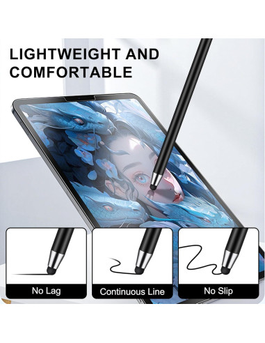 10 Bolígrafos Stylus Universales SLKIJDHFB 2 en 1 Táctil