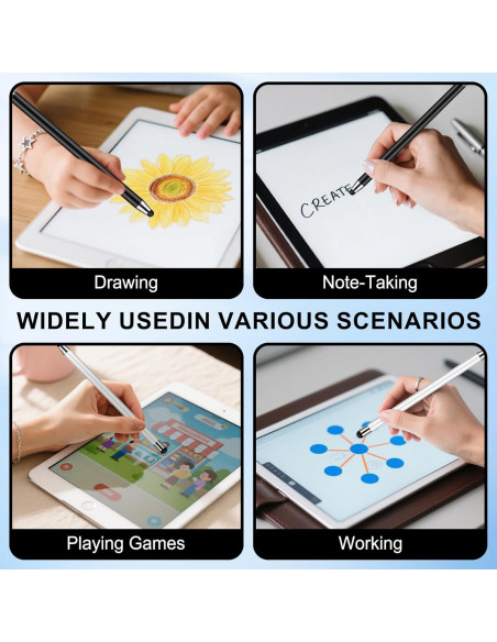 10 Bolígrafos Stylus Universales SLKIJDHFB 2 en 1 Táctil