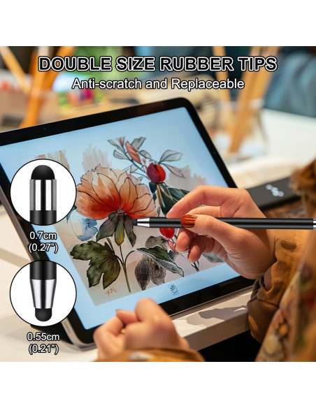 10 Bolígrafos Stylus Universales SLKIJDHFB 2 en 1 Táctil