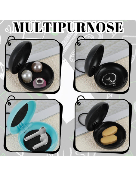 Estuches para Tapones de Oído Bewudy - 2 Piezas Mini Portátil