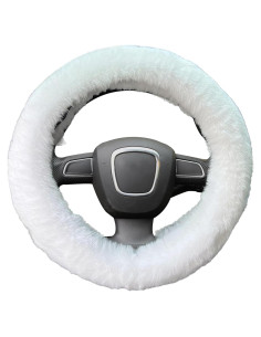 Cubierta de Volante Esponjosa YUNXNYC Blanca 38 cm Antideslizante