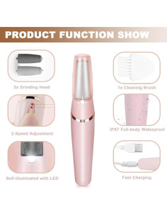 Removedor Eléctrico de Callos Dongnuo DNXC-555 Recargable 2