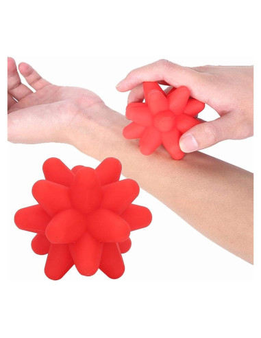 Bola de Masaje de Silicona Brrnoo 8 cm para Tejido Profundo