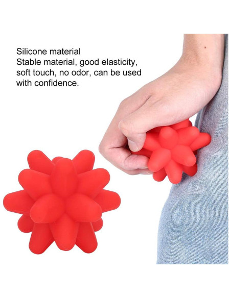 Bola de Masaje de Silicona Brrnoo 8 cm para Tejido Profundo