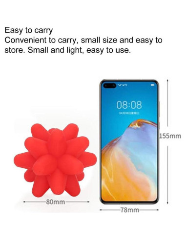 Bola de Masaje de Silicona Brrnoo 8 cm para Tejido Profundo