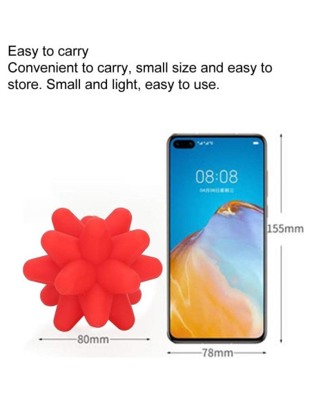 Bola de Masaje de Silicona Brrnoo 8 cm para Tejido Profundo