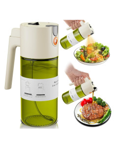 Rociador de Aceite de Vidrio 500ml LAKUMIQI a Prueba de Fugas