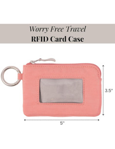 Estuche para Tarjetas RFID Baggallini Terracota 12.7x8.9cm 2