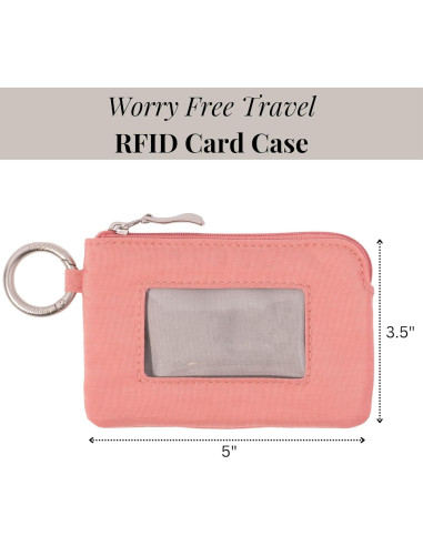 Estuche para Tarjetas RFID Baggallini Terracota 12.7x8.9cm