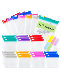 Bolsas de Pastillas Reutilizables Mlurcu 21 Pcs 7 Colores