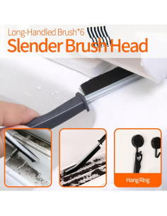 Juego de Cepillos de Limpieza Yodamiack 19 Piezas Multiusos 2