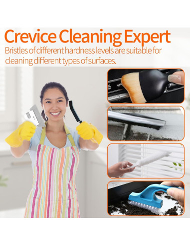 Juego de Cepillos de Limpieza Yodamiack 19 Piezas Multiusos