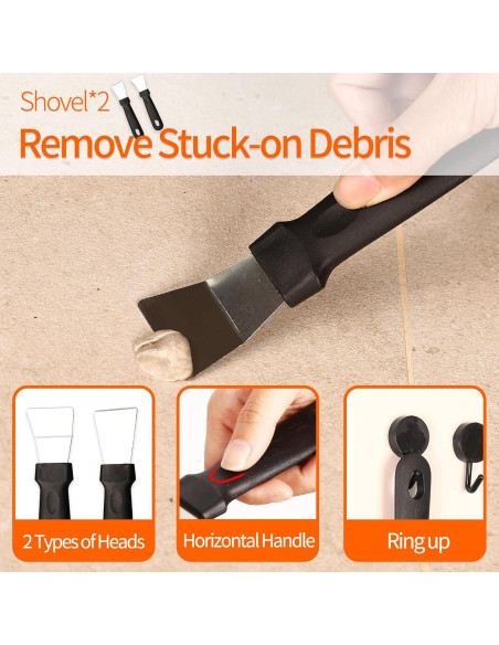 Juego de Cepillos de Limpieza Yodamiack 19 Piezas Multiusos