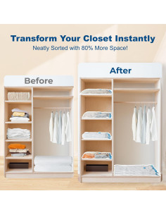 Bolsas de Almacenamiento al Vacío HOUSE DAY 30 Piezas con Bomba 2