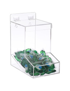 Contenedor de Almacenamiento Acrílico Sumnacon 23x20x13cm Transparente