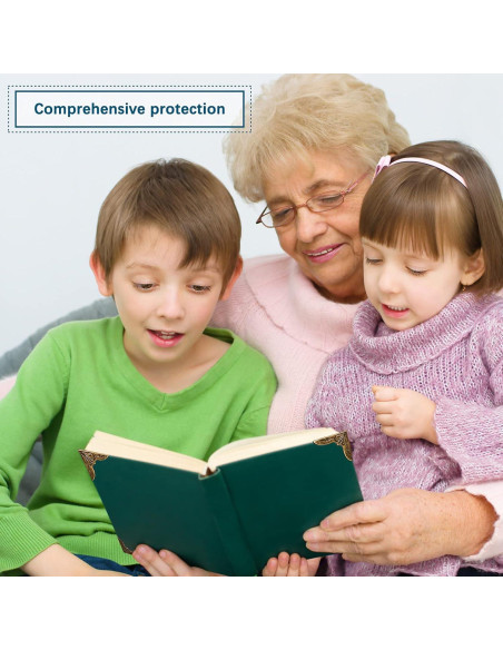 Esquinas de Libro de Metal Outus - 96 Piezas Protectoras Vintage Esquinas de Libro de Metal Outus - 96 Piezas Protectoras Vintage