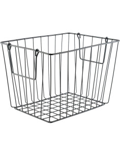 Canasta de Almacenamiento G.E.T. WB-315-MG 28x20x20cm Hierro Gris 2