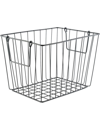 Canasta de Almacenamiento G.E.T. WB-315-MG 28x20x20cm Hierro Gris